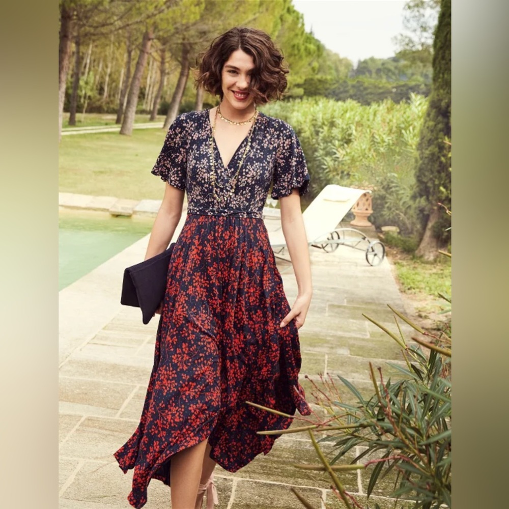 Heather Hem Detail Midi Dress